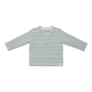 Little Dutch - Shirt lange mouw - Forest Friends - Stone Blue Stripe
