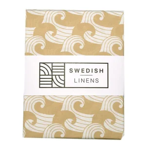 Swedish Linens - Wieg Hoeslaken Waves (40x80cm)
