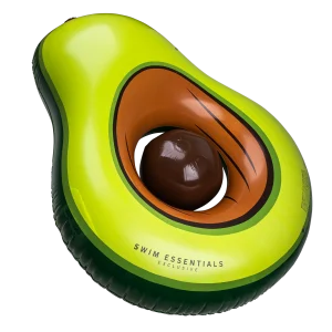 Swim Essentials - Opblaas Avocado + Strandbal XL