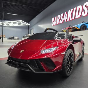 Lamborghini Huracan elektrische kinderauto 12 volt met afstandsbediening rood
