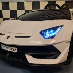 Lamborghini Aventador 2 persoons 24 volt met drift wit