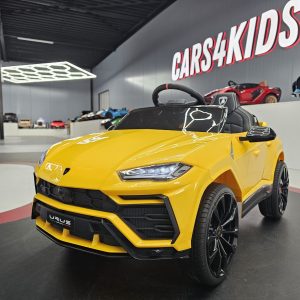Elektrische kinderauto Lamborghini Urus 12 volt geel