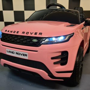 Kinderauto Range Rover Evoque 12 volt en 4×4 roze