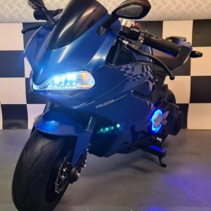 24 volt elektrische kinder mini bike blauw