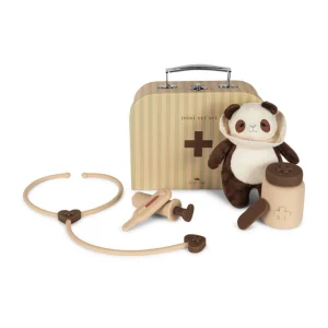 Konges Slojd - Dierenarts Set Panda Silicone – Beige