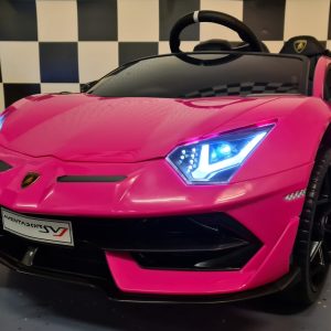 Kinderauto Lamborghini Aventador 12volt roze
