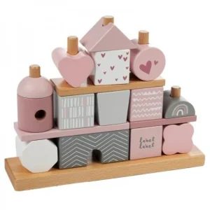 Label Label - Stapelblokken Huis