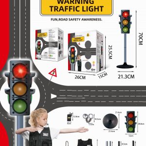 Speelgoed politie set met stoplicht