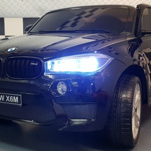 Elektrische kinderauto BMW X6 2 persoons 12volt metallic zwart