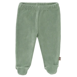 Fresk - Broekje velours met voet Forest green