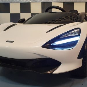 Kinderauto McLaren 720S elektrische accu kinderauto 12V 2.4G RC wit