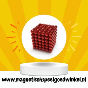 Magneet balletjes (Rood) 216 stuks