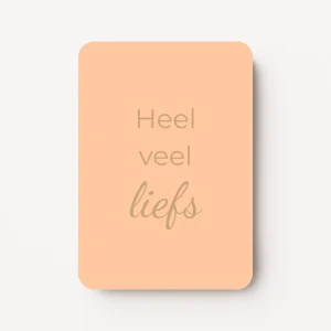 Minikaartje - Heel veel liefs