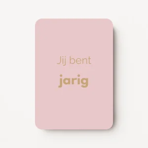Minikaartje - Jij bent jarig