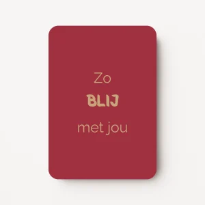 Minikaartje - Zo BLIJ met jou