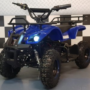 36 volt elektrische accu quad blauw