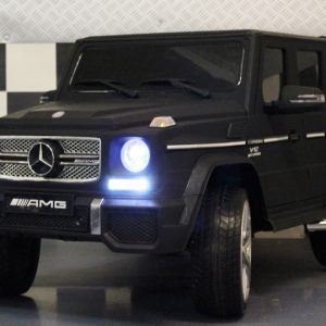 Mercedes G65 AMG kinder accu auto 12 volt mat zwart
