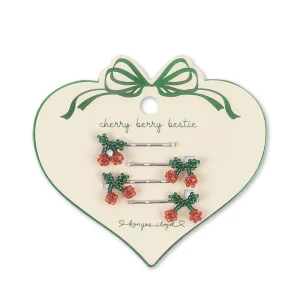 Konges Slojd - Haar speldjes mini - Cherry - 4 Pack